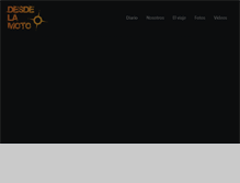 Tablet Screenshot of desdelamoto.com